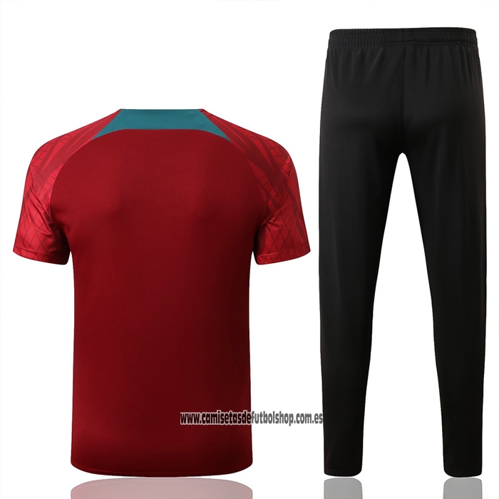 Chandal del Portugal 22-23 Manga Corta Rojo
